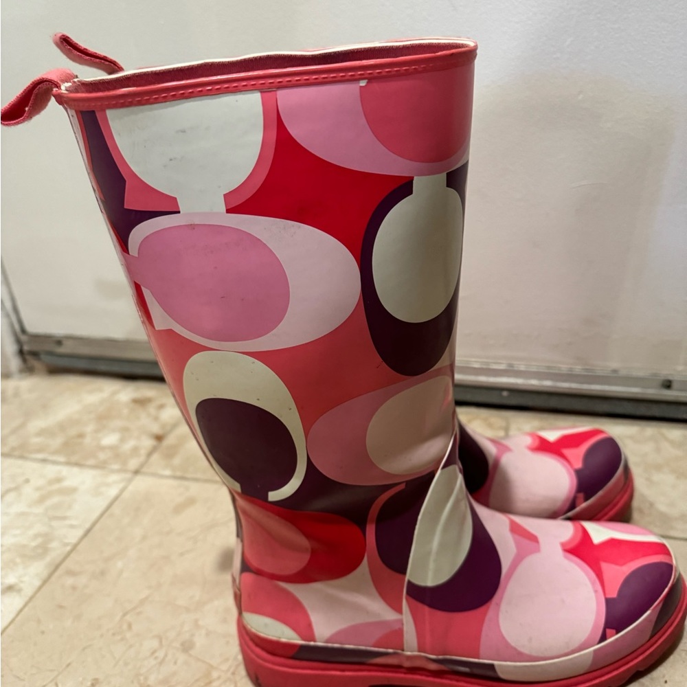 Coach rainboots - sz 7M